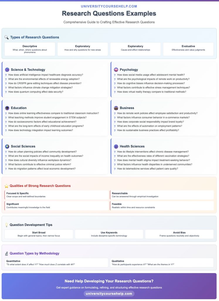 Research Questions Examples